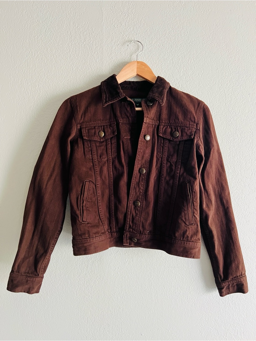 Ralph Lauren Jeans Co Dark Brown Denim Jacket